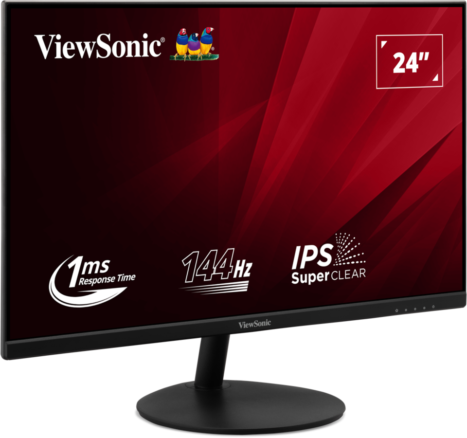 ViewSonic VA24E2-H 24” Full HD 144Hz Monitor with Fast 1ms